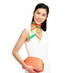 Khăn Quàng Nét Thanh Nhã Nhà Đường - Màu cam