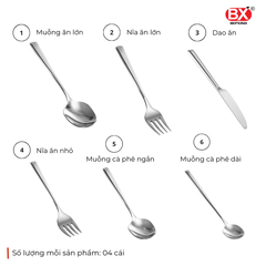 LUXE CULTERY SET 24 (6 Items x 4 pieces)