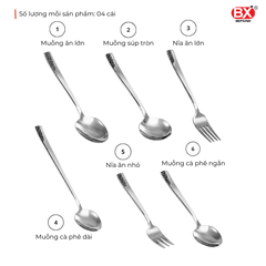 GLORY DECO CULTERY SET 24 (6 items x 4 pieces)