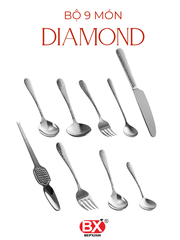 DIAMOND CULTERY SET 9 (9 Items x 1 piece)