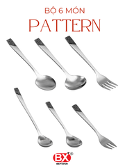 PATTERN CULTERY SET 6 (6 items x 1 piece)