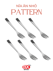 CAKE FORK PATTERN (Set 6 pieces)