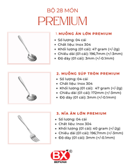 LAGOM CULTERY SET 28 (7 items x 4 pieces)