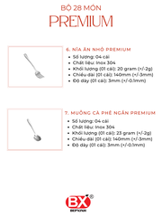 PREMIUM CULTERY SET 28 (7 items x 4 pieces)