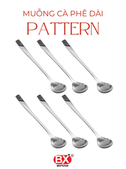 패턴 롱 드링크 스푼 - MUỖNG CÀ PHÊ DÀI PATTERN (Set 6 cái)