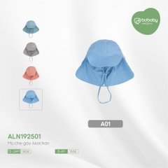 Mũ che gáy chống nắng Linen Bu Baby
