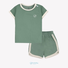Bộ ngắn tay cổ tròn kyomi molist