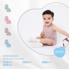 Bộ sát nách cổ tròn Molist Bu Baby