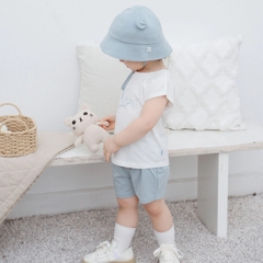 (12M-5Y) Bộ sát nách cổ tròn Muda - Bamco BBC1404MD BU Baby