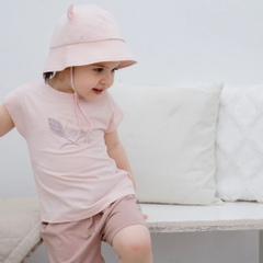 (12M-5Y) Bộ sát nách cổ tròn Muda - Bamco BBC1404MD BU Baby