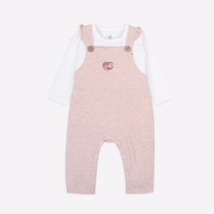 Set áo tay dài sợi tre và quần yếm BU Kyomi