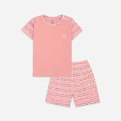 Bộ ngắn tay cài vai Bambus Zari Bu Baby