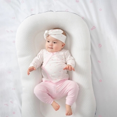 Bộ dài tay cài chéo Signature Bambus Bubaby