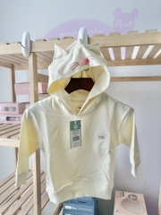 (6M-4Y) Áo khoác Hoodie tai mèo cho bé từ Hrnee - Chống nắng, cản gió, giữ ấm điều hoà thân nhiệt