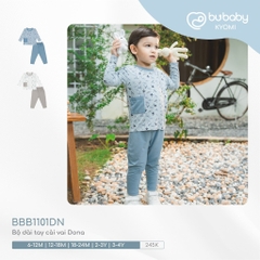 (12M-4Y) Bộ dài tay cài vai Dona - Bu Baby