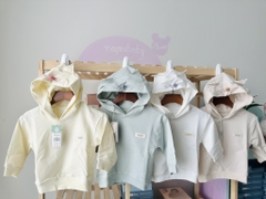 (6M-4Y) Áo khoác Hoodie tai mèo cho bé từ Hrnee - Chống nắng, cản gió, giữ ấm điều hoà thân nhiệt