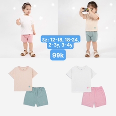 Sale 99k-Bộ cộc tay cổ tròn Harmony