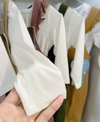Set áo tay dài sợi tre và quần yếm BU Kyomi
