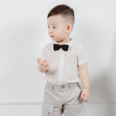 Áo sơ mi ngắn tay cổ đức Iconic Bubaby