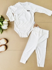 Set Body chip dài tay kèm quần cạp cao Cookie