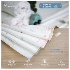 Khăn xô đa năng size 75*75cm cho bé - Hnree