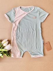Romper vạt sóng - Body ngắn tay vạt chéo Cookie