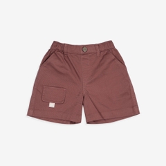 Quần đùi kaki túi ốp bé trai Bubaby