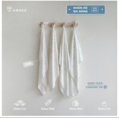 Khăn xô đa năng size 75*75cm cho bé - Hnree