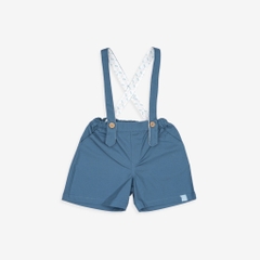 Quần yếm đùi bé trai kaki bubaby