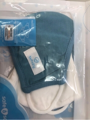 Set 2 khẩu trang cho bé vải sợi tre Bu Baby