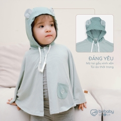 Áo choàng đa năng có mũ Bu Bamco - Bubaby