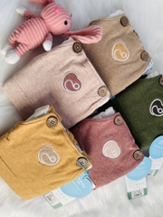 Set áo tay dài sợi tre và quần yếm BU Kyomi