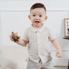 Áo sơ mi ngắn tay cổ đức Iconic Bubaby