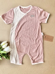 Romper vạt sóng - Body ngắn tay vạt chéo Cookie