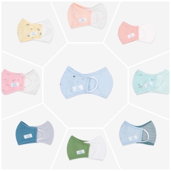 Set 2 khẩu trang cho bé vải sợi tre Bu Baby