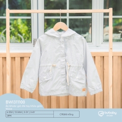 Áo khoác gió dài tay khóa giữa Winie - BWI311100 Bu Baby