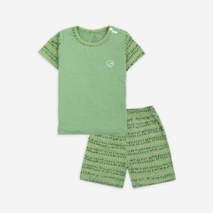 Bộ ngắn tay cài vai Bambus Zari Bu Baby