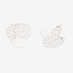 Bao tay và bao chân Iconic sợi tre cho bé freesize BU Bambus
