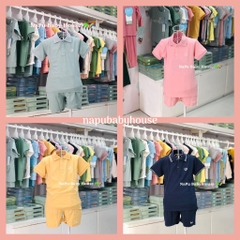 Bộ Polo ngắn tay Ponie Bu Baby