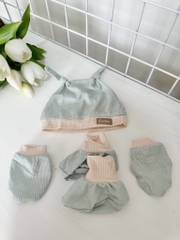 Bao tay bao chân sơ sinh 0-6m Cookie