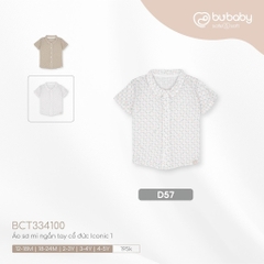 Áo sơ mi ngắn tay cổ đức Iconic Bubaby