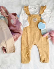 Set áo tay dài sợi tre và quần yếm BU Kyomi