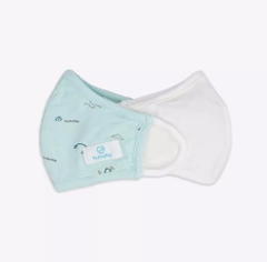 Set 2 khẩu trang cho bé vải sợi tre Bu Baby