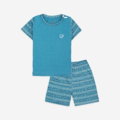 Bộ ngắn tay cài vai Bambus Zari Bu Baby