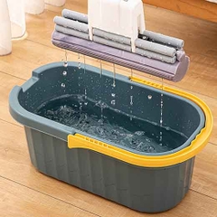 Xô nhựa hình chữ nhật cỡ lớn đựng cây lau nhà