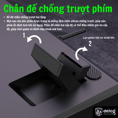 COMBO BÀN PHÍM CHUỘT CÓ DÂY CHÍNH HÃNG DEIOG AK-918