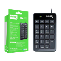 Bàn phím số mini máy tính chính hãng DEIOG DY-900 có dây cổng USB dành cho làm việc thu ngân , tính toán hàng chính hãng mẫu mới