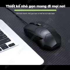 Chuột văn phòng chính hãng DEIOG DY-290 DPI công thái học làm việc chơi game dành cho laptop pc