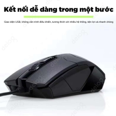 Chuột văn phòng chính hãng DEIOG DY-290 DPI công thái học làm việc chơi game dành cho laptop pc