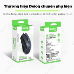 Chuột văn phòng chính hãng DEIOG DY-290 DPI công thái học làm việc chơi game dành cho laptop pc